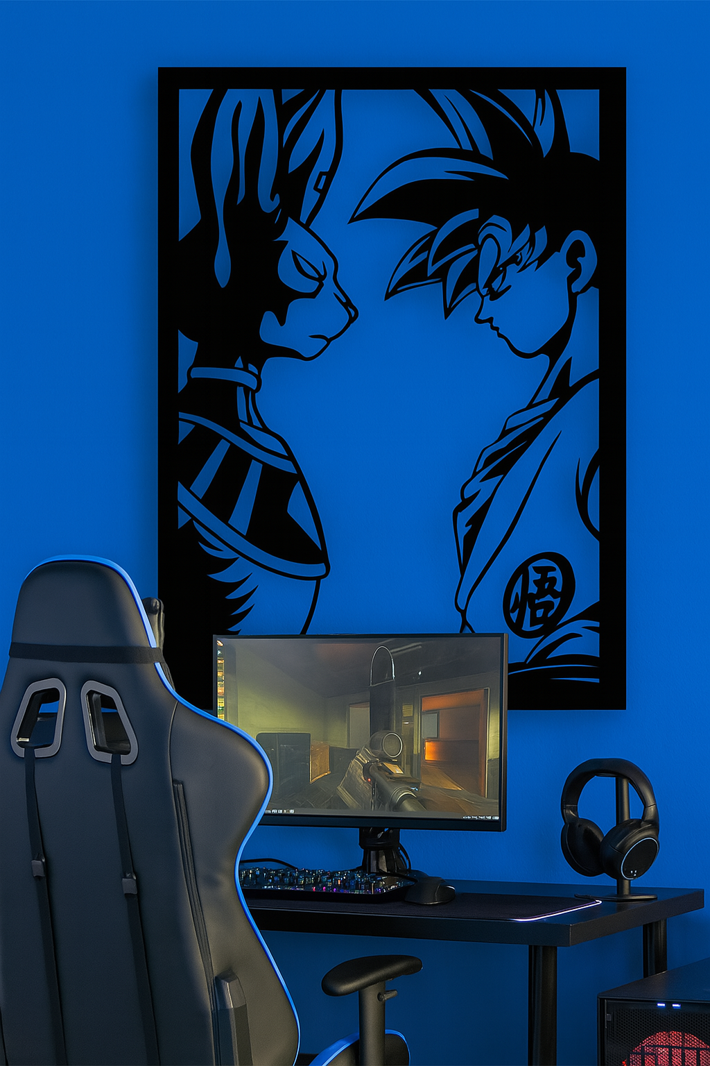 Anime wall decor