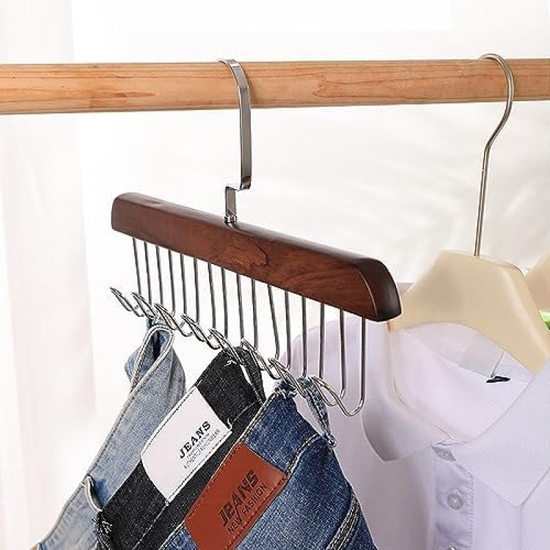 8 Hooks Wooden Sling Hanger