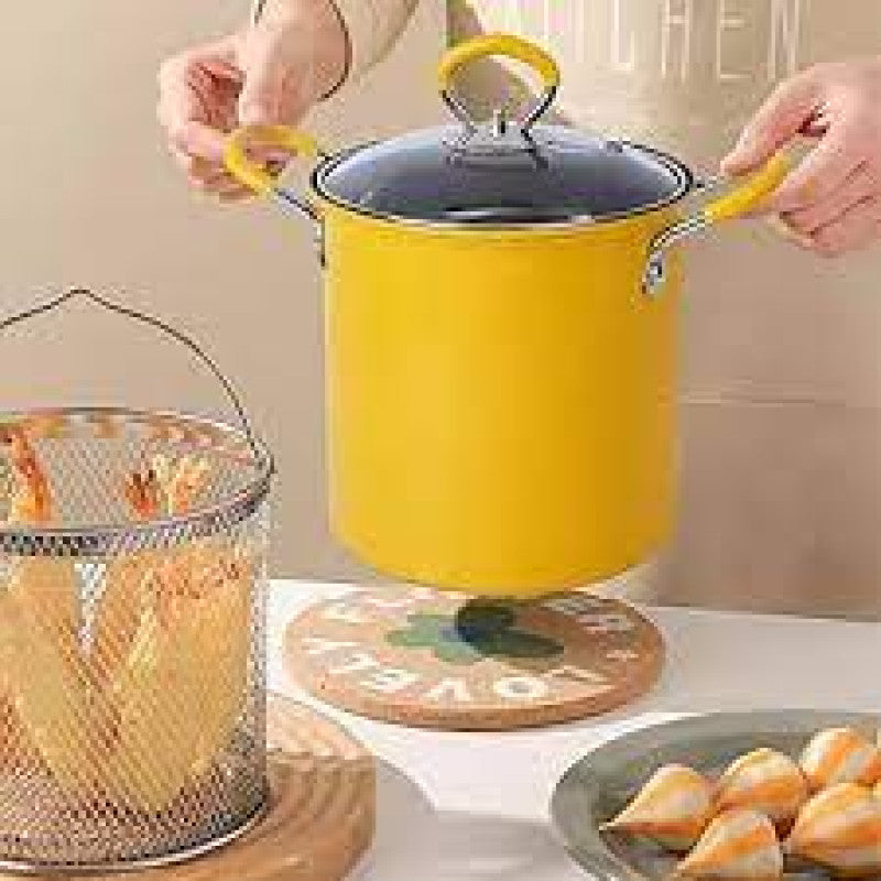 3L Deep Fryer Pot with Basket