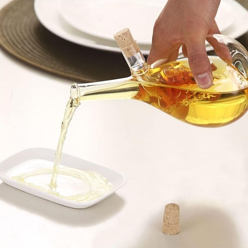 2-in-1 Sauce Oil Vinegar Glass Bottle