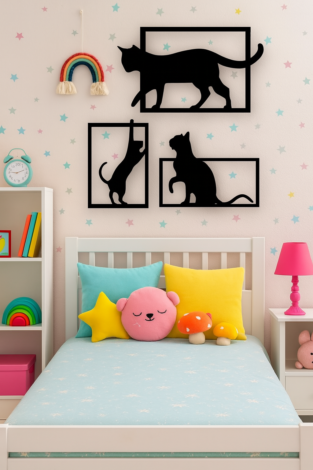 Cats in Frames Wall Art