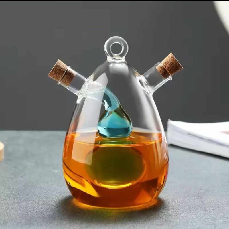 2 in 1 Oil & Vinegar Glass Jar