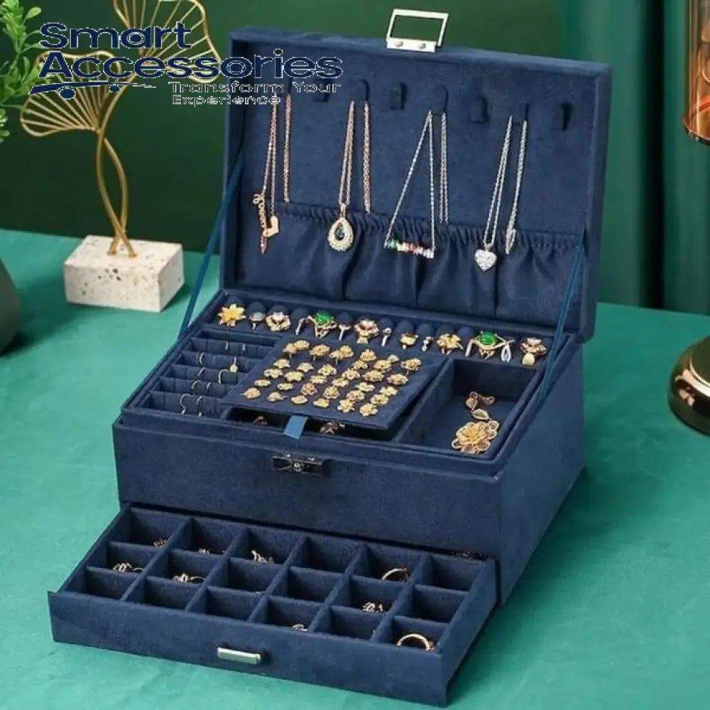 3 Layes Flannel Jewelry Box
