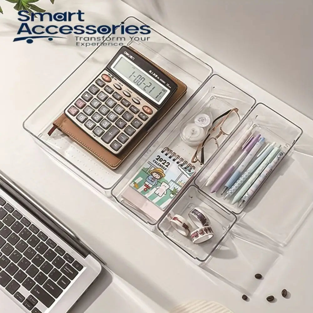 4Pcs Drawer Storage Organizer