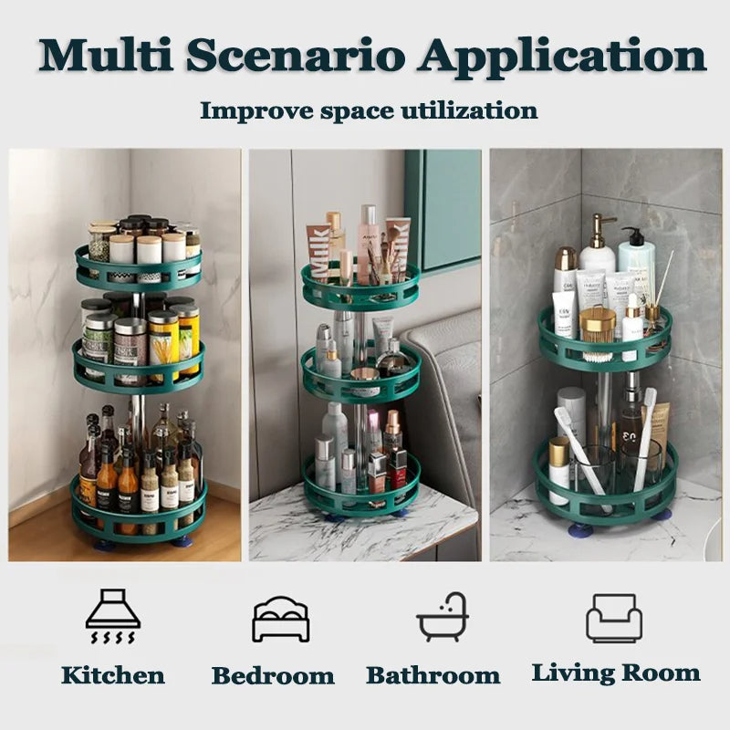 Rotatable Kitchen Spice Rack