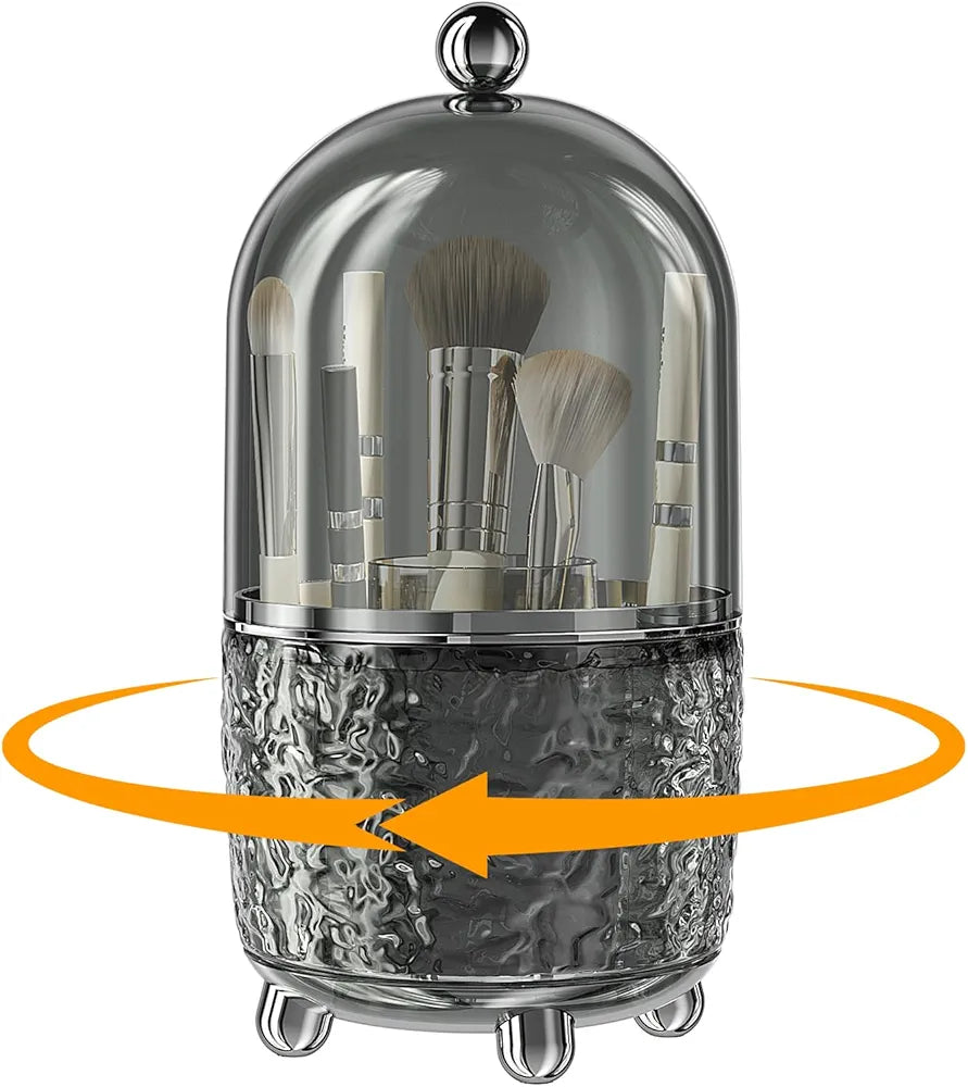Luxury makeup brush holder
