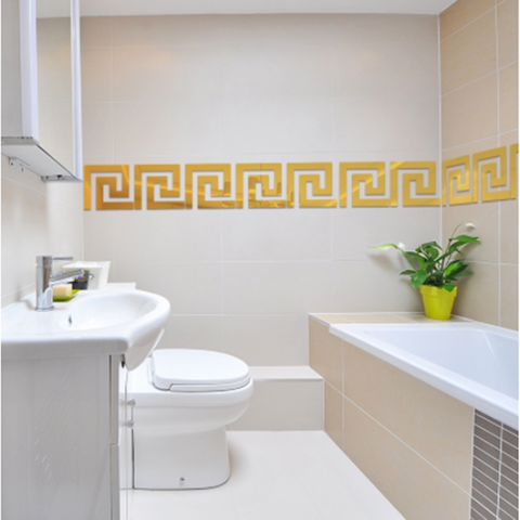 Versace Style Acrylic Border Strips, Room Decoration, Tv Border style