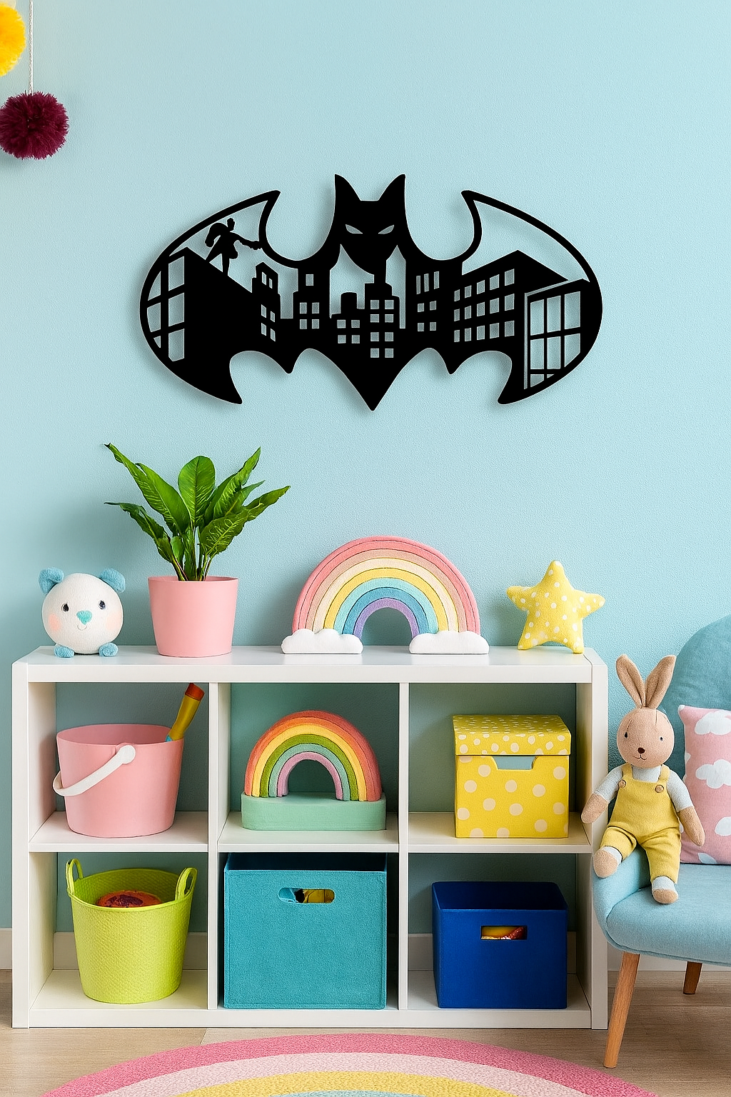 Batman City Wall Art