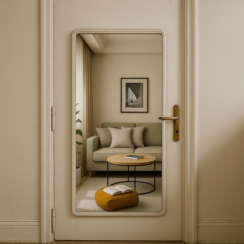 Flexible Self Adhesive mirror (Unbreakable wall mirror)