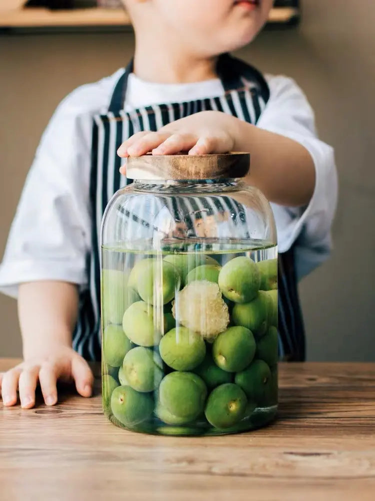 Clear Burney Glass Jar