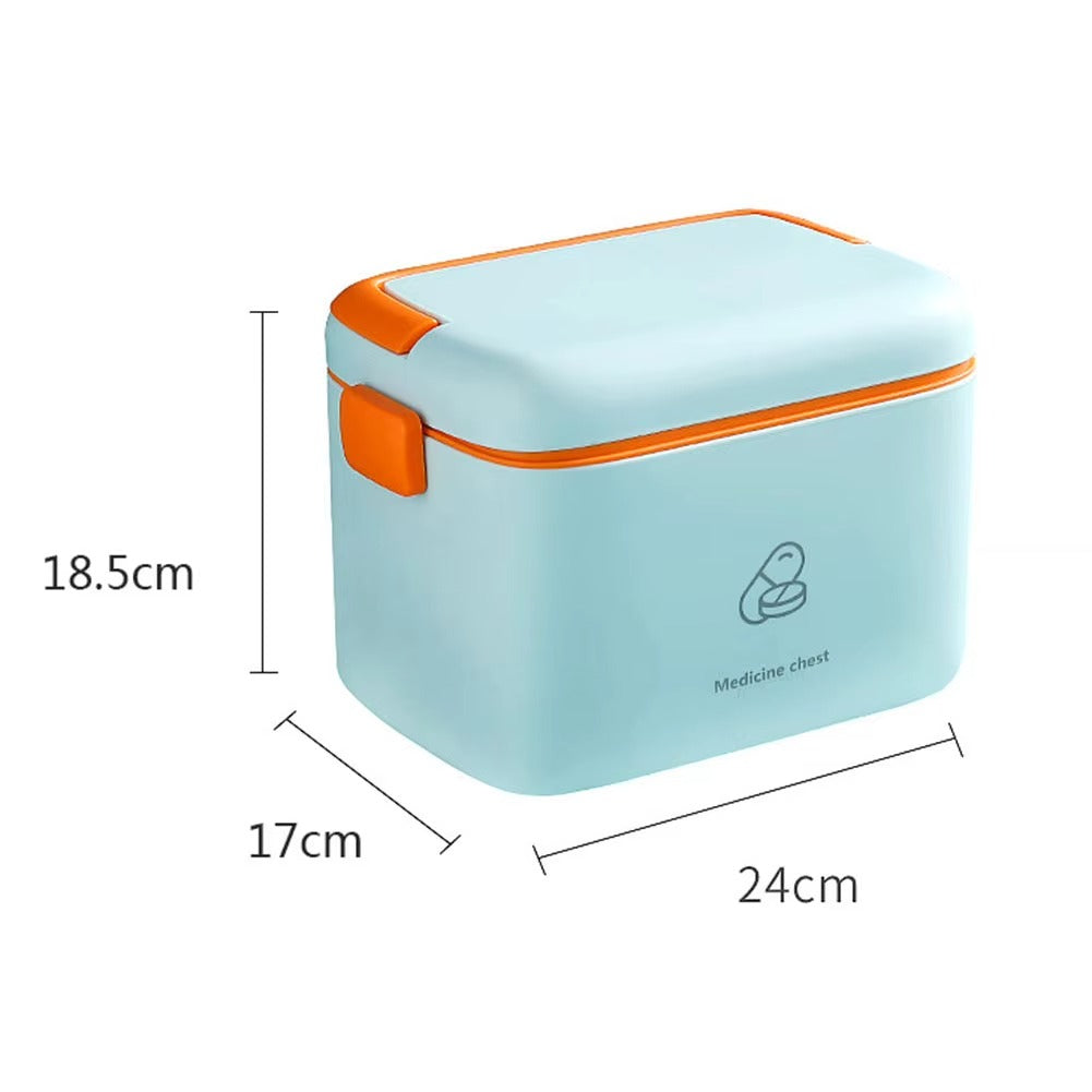 Double Layer First Aid Medicine Storage Box