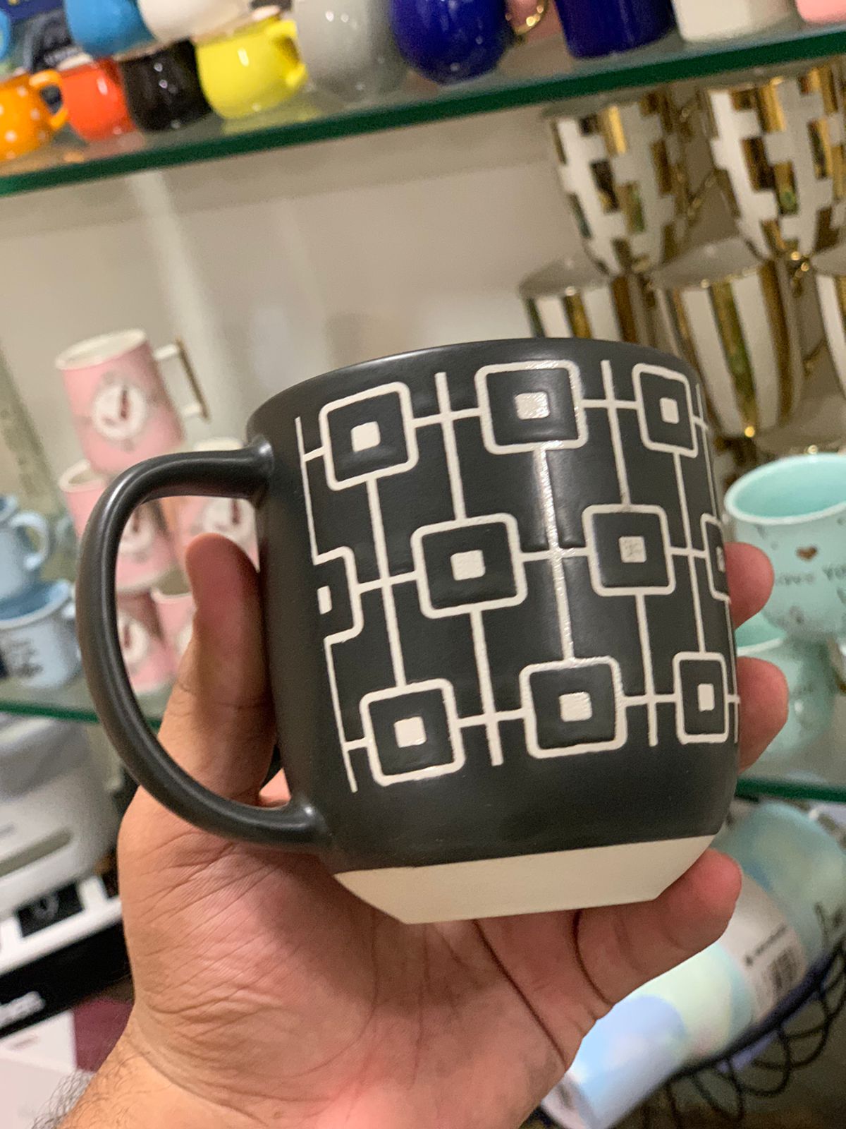 Danny Home™ 4 Pcs Printed Mugs