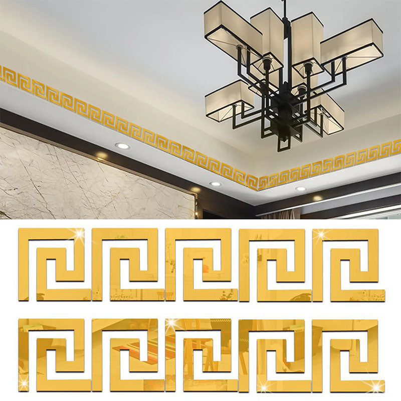 Versace Style Acrylic Border Strips, Room Decoration, Tv Border style
