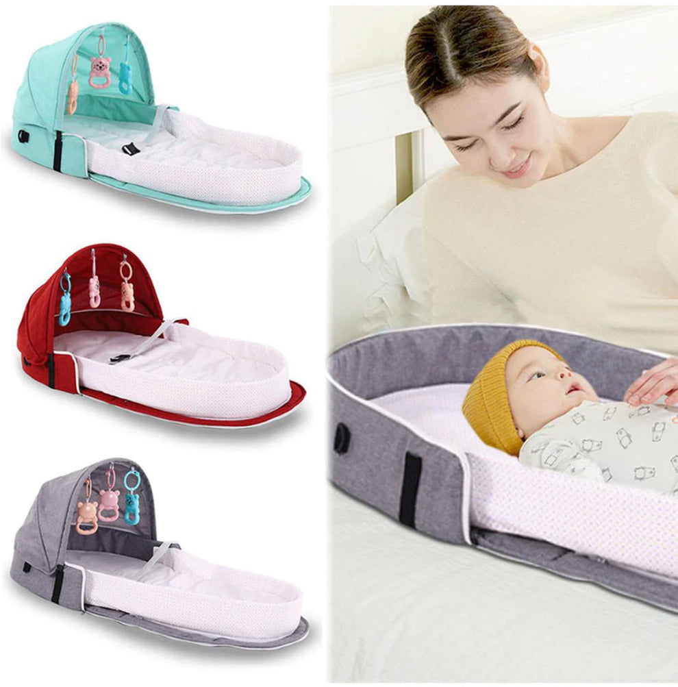 Multipurpose Foldable Baby Bed with Mosquito Net