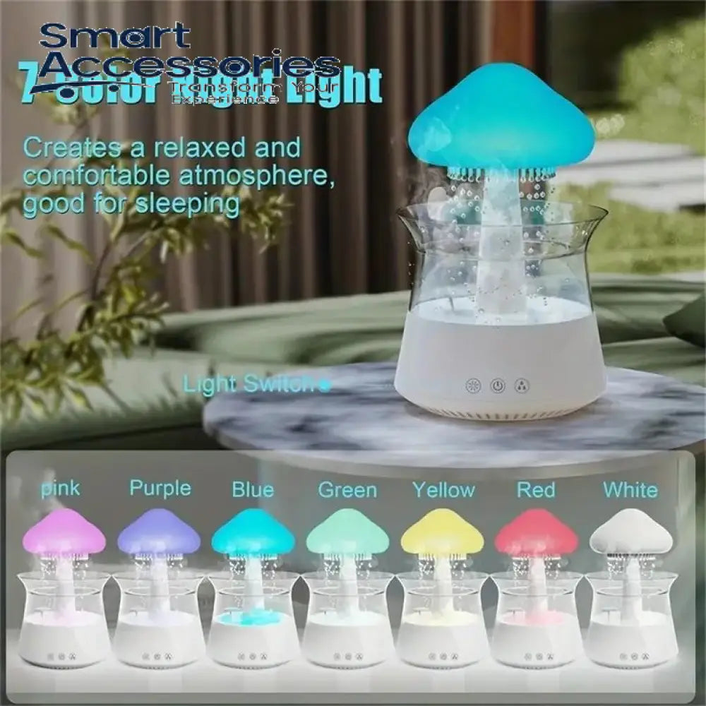 Mushroom Rain Cloud Humidifier