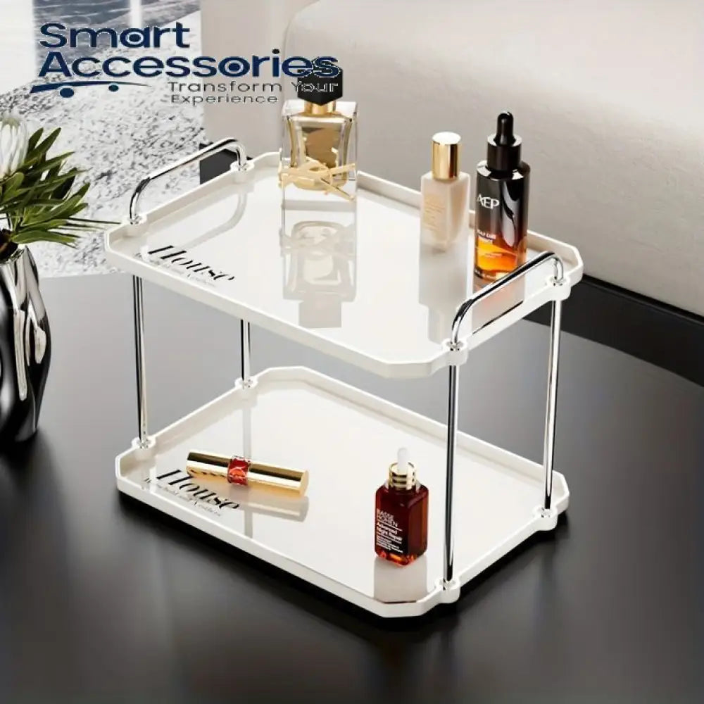Nordic 2 Layer Luxury Cosmetics Organizer