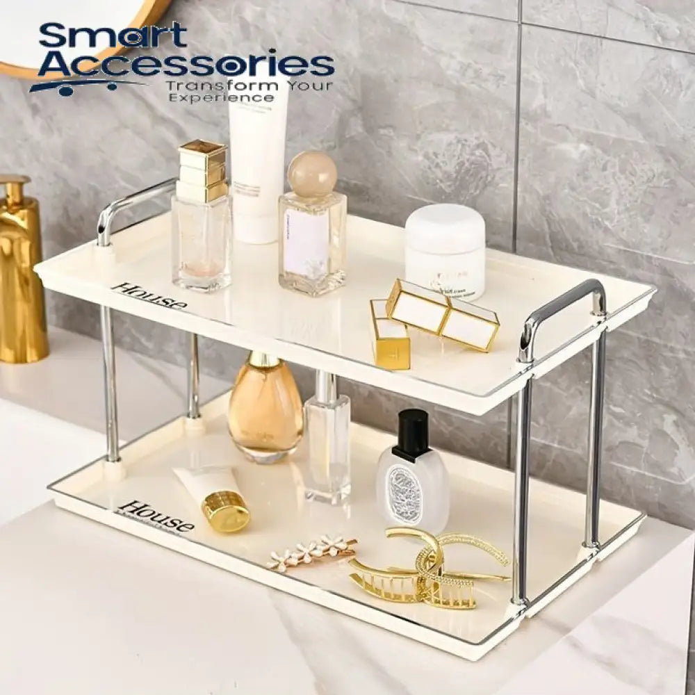 Nordic 2 Layer Luxury Cosmetics Organizer