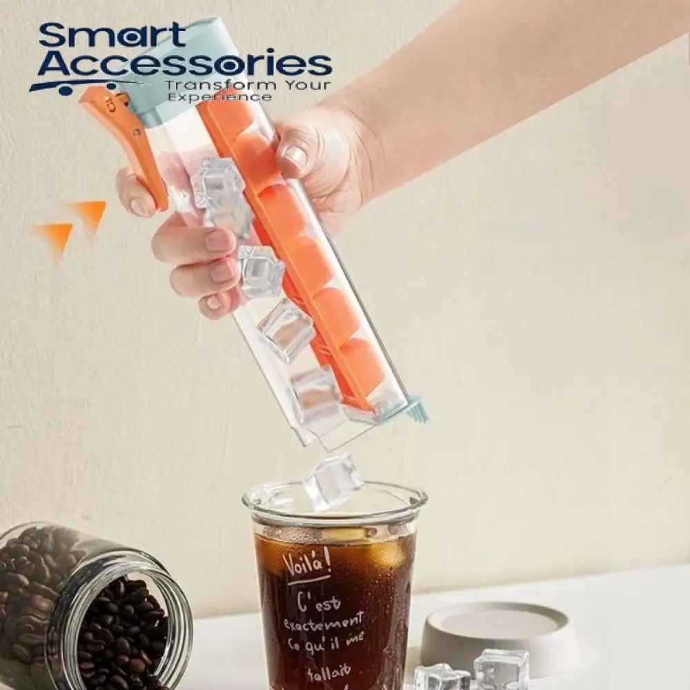 Reusable One Hand Slim Ice Cube Tray