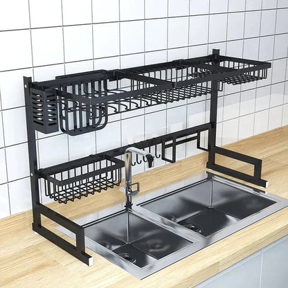 Over The Sink Dish & Utensils Drying Rack