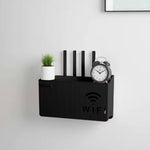 Wireless Wifi Router Shelf, Wall-mounted Cable Power Bracket Organizer, Router Wall Hanging  Rack, Home Office Wall Organizer Management