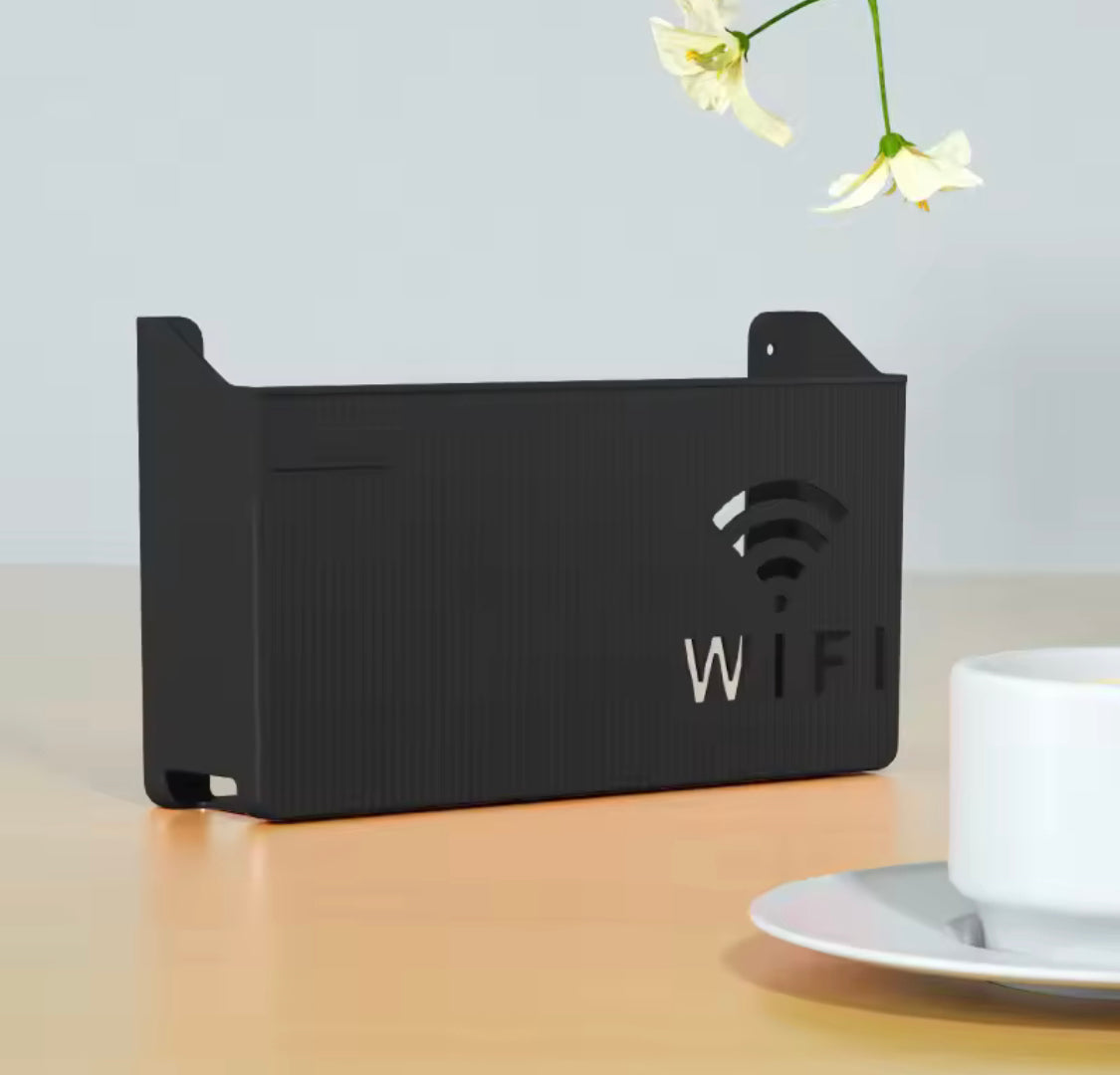 Wireless Wifi Router Shelf, Wall-mounted Cable Power Bracket Organizer, Router Wall Hanging  Rack, Home Office Wall Organizer Management