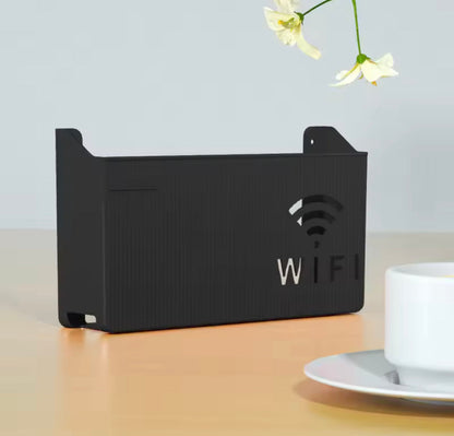 Wireless Wifi Router Shelf, Wall-mounted Cable Power Bracket Organizer, Router Wall Hanging  Rack, Home Office Wall Organizer Management