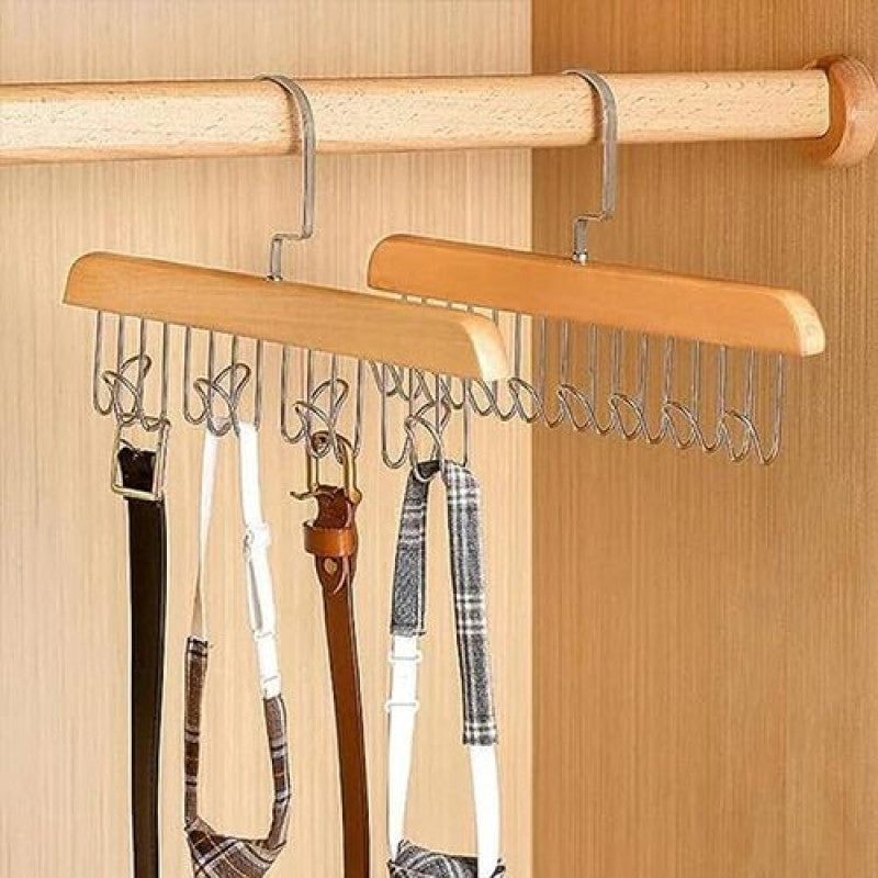 8 Hooks Wooden Sling Hanger