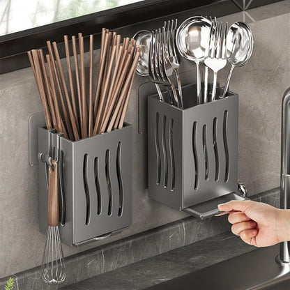 Wall-Mounted Cutlery Rack