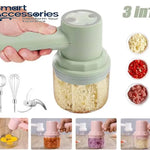 2 in 1 Electric Hand Mixer & Food Chopper with Detachable 3