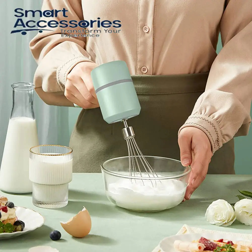 2 in 1 Electric Hand Mixer & Food Chopper with Detachable 3