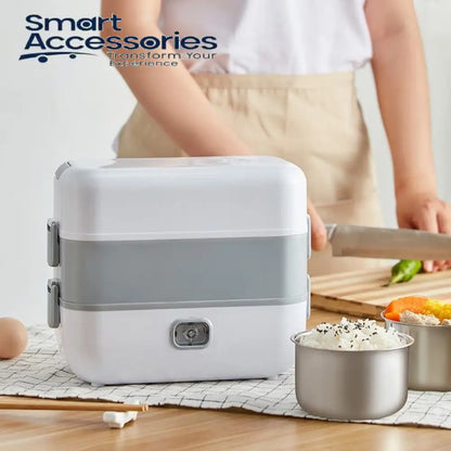 2 Layer Portable Electric Lunch Box