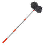 360° Rotation Car Washing Cleaning Brush, Long Handle  Car Wash Mop, Telescopic Microfiber Mop