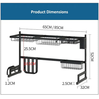Over The Sink Dish & Utensils Drying Rack