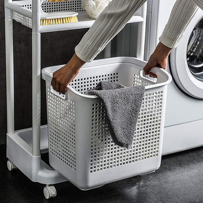 2-TIER LAUNDRY BASKET ORGANIZER