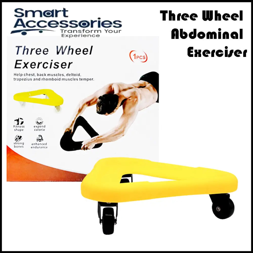 3 Wheel Abdominal Exerciser For Men