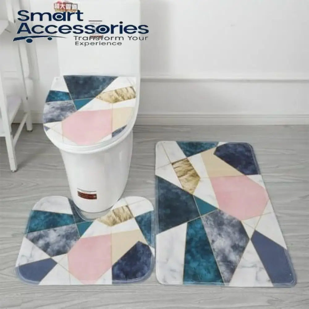 3pcs Super Absorbent Bath Matt Set
