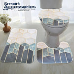 3pcs Super Absorbent Bath Matt Set