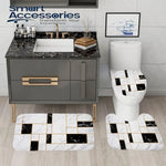 3pcs Super Absorbent Bath Matt Set