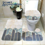 3pcs Super Absorbent Bath Matt Set