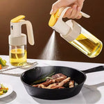 200ML Oil Spray Bottle, Anti-leakage Glass Oil Container, Transparent Kitchen Oil Fancy Bottle