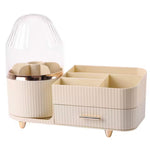 360° Rotating Cosmetic Storage Box, Makeup Organizer Box, Makeup Brushes Organizer, Cosmetic Organizer Box With Drawer and Compartments