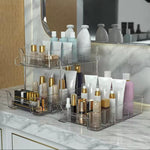 Tier Clear Pull Out Organizer, Acrylic Stackable Drawer Organizer Tray, Multipurpose Slide-Out Storage Container, Countertop and Makeup Organizer Tray