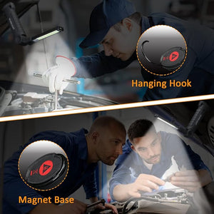 360° Rotation working Light