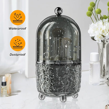 Luxury makeup brush holder