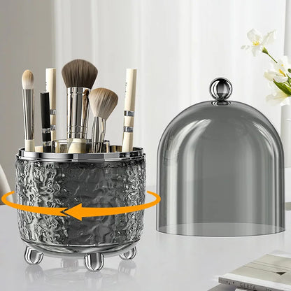 Luxury makeup brush holder