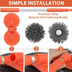 360° Rotation Car Washing Cleaning Brush, Long Handle  Car Wash Mop, Telescopic Microfiber Mop