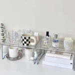 Transparent Desktop Organizer Kitchen Shelf, Acrylic Makeup Rack, Acrylic Organizer For Spice Jars and Cups, Multifunctional Storage Rack Home Organizer