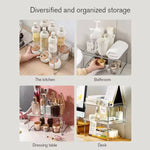 Transparent Desktop Organizer Kitchen Shelf, Acrylic Makeup Rack, Acrylic Organizer For Spice Jars and Cups, Multifunctional Storage Rack Home Organizer