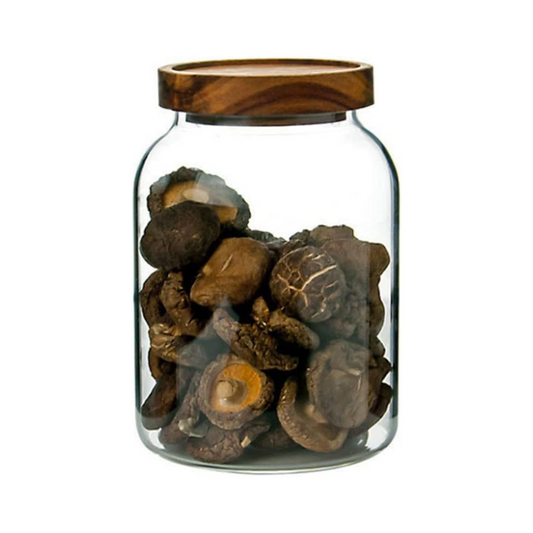 Clear Burney Glass Jar
