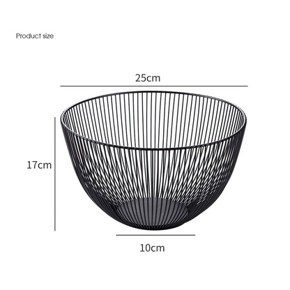 Metal Wire Fruit Basket For Kitchen